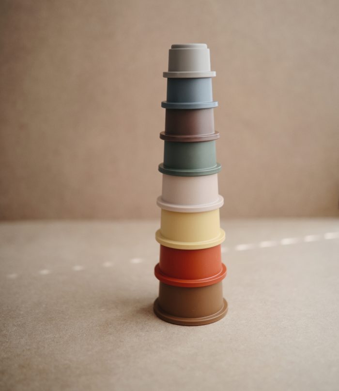 Mushie - Stacking Cups Retro