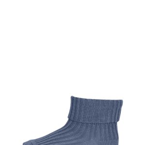 MP Denmark - Cotton Rib Baby Socks - Stone Blue