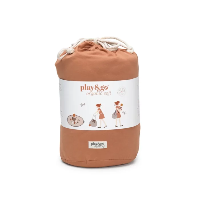 Play&go - Organic Speelmat Opbergzak - Tawny Brown