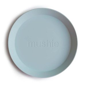 Mushie - Plates Round 2 Stuks - Powder Blue