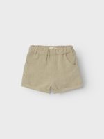 Lil' Atelier - Nmmdolie Fin Loose Shorts Lil - Moss Gray