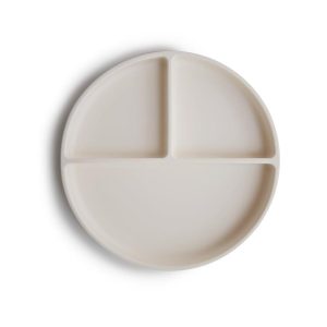 Mushie - Silicone Suction Plate - Ivory