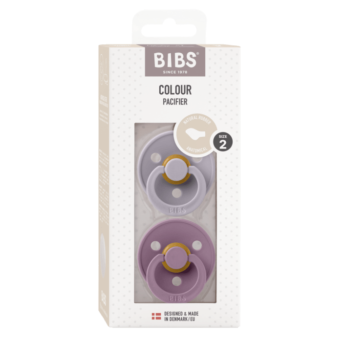 Bibs - Bibs 2 - Anatomic Duo Fossil/Mauve - Latex - Anatomisch