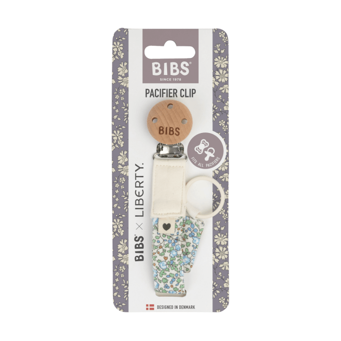 Bibs - Fopspeenketting Liberty - Ivory/Sage