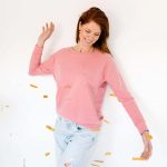 Elle and Rapha - Blushy Pink Meter Sweater