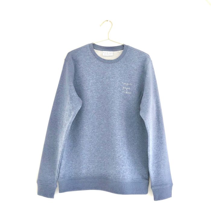 Elle and Rapha - Ocean blue Papa Sweater