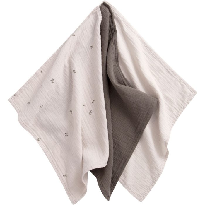 Garbo & Friends - Muslin Burp Cloths 3 Stuks - 40x40cm - Folia