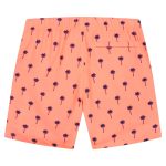 Shiwi - Boys Swimshort Scratched Shiwi Palm - Neon Orange