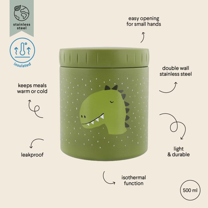 Trixie - Isothermische Lunchpot 500ml - Mr. Dino