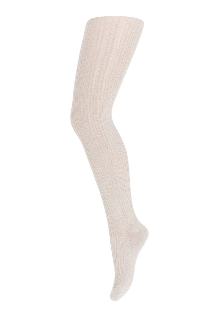 MP Denmark - Celosia Glitter Tights - Ecru