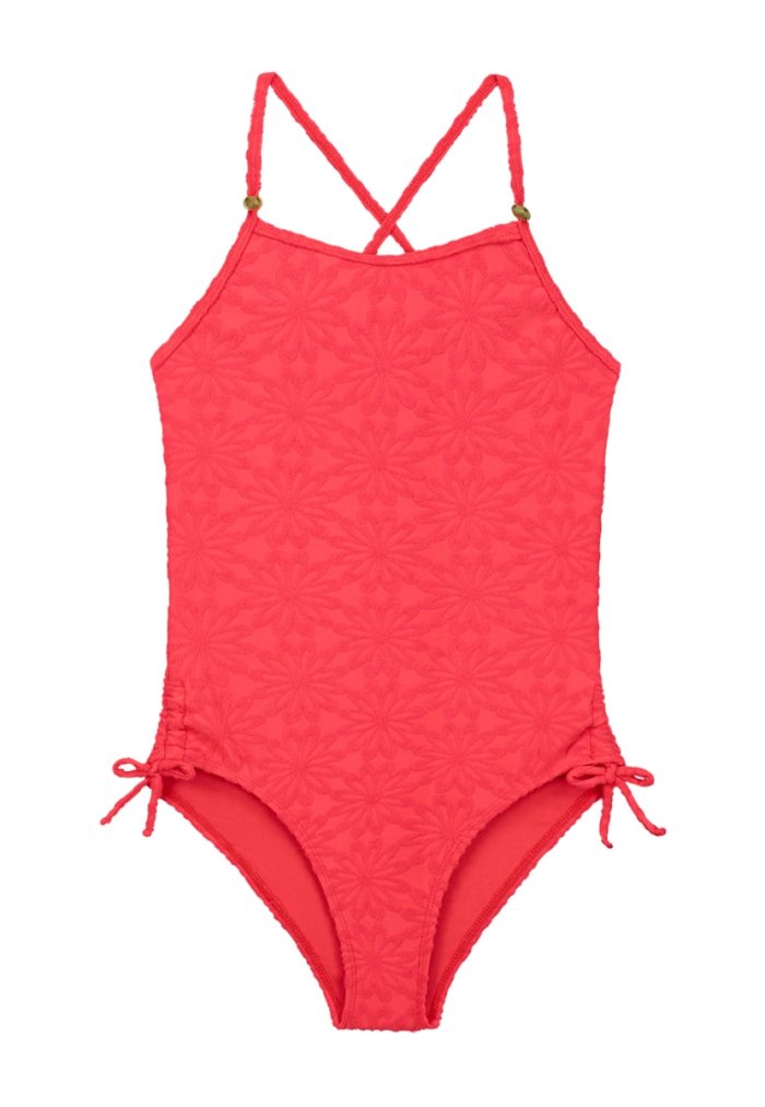 Shiwi - Girls Lois Swimsuit Daisy Structure - Blossom Pink Daisy