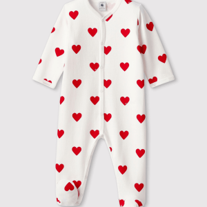 Petit Bateau - Pyjama onesie - Marshmallow/Terkuit