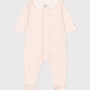 Petit Bateau - Pyjama Met voetjes - Marshmallow/Panty