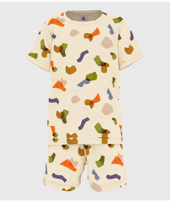 Petit Bateau - Pyjama met korte mouwen - Avalanche Multicolor