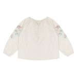 Jenest - Lilly Blouse - Natural With Embro