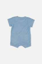 My Little Cozmo - Organic Toweling Baby Jumpsuit - Blue
