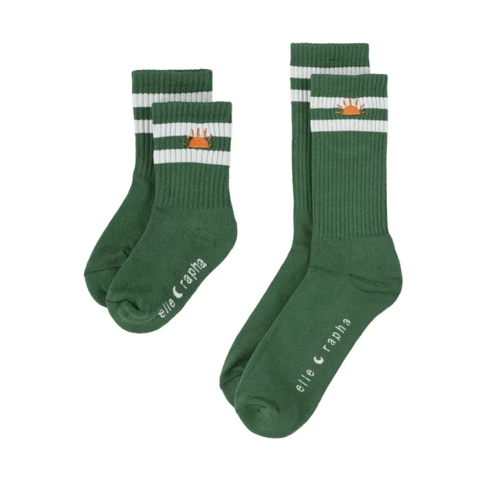 Elle and Rapha - Green Green Grass Socks