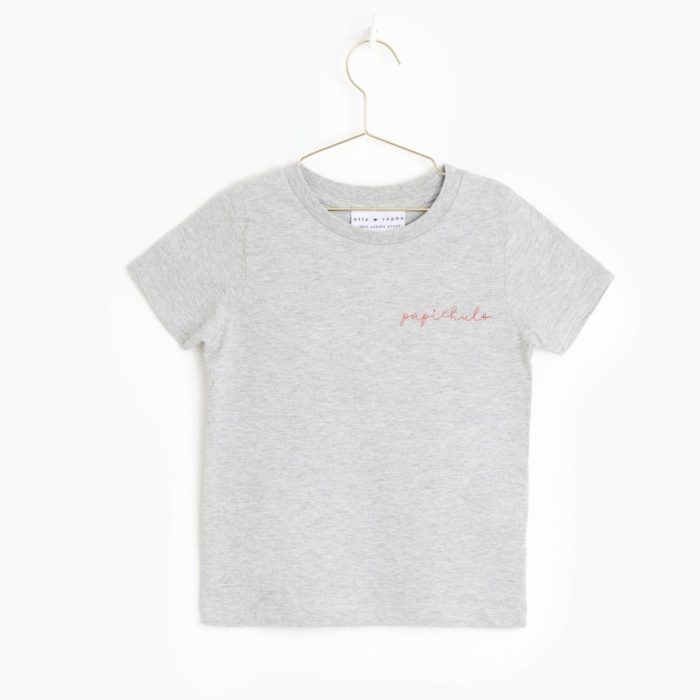 Elle and Rapha - Horizon Grey Little Papichulo T-shirt