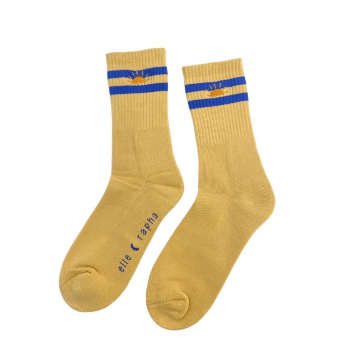 Elle and Rapha - Mango Sunrise Socks