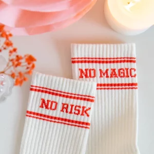 Elle and Rapha - No Risk No Magic Socks