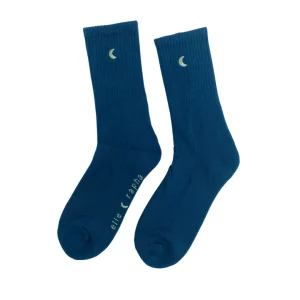 Elle and Rapha - Petrol Moon Socks