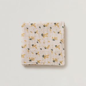 Garbo & Friends - Muslin Swaddle Blanket - 110x110cm - Mimosa