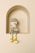 Little Dutch - Knuffelpop Boer Jim Met Kip - 35 CM