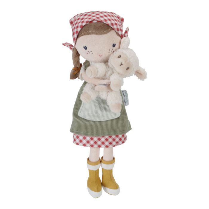 Little Dutch - Knuffelpop Boerin Rosa Met Schaap - 35CM