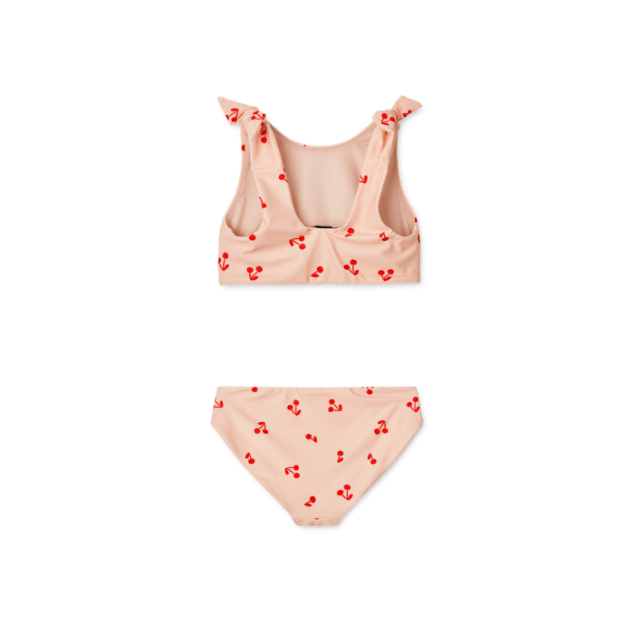 Liewood - Bow Printed Bikini Set - Cherries / Apple Blossom