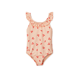 Liewood - Kallie Printed Swimsuit - Cherries / Apple Blossom