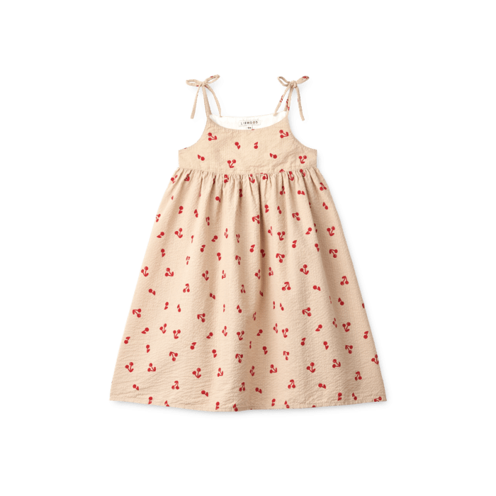Liewood - Eli Printed Dress - Cherries / Apple Blossom