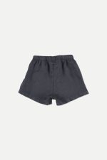 My Little Cozmo - Linen Baby Shorts - Navy