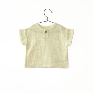 Play Up - T-shirt with a mixture of knitwear and cloth - Recife
