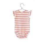 Play Up - Striped Rib Body - Coral