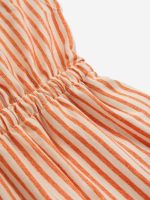 Bobo Choses - Vertical Stripes Overall - Orange