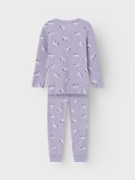 Name it - Nmfnightset Lavender Unicorn Rib Noos - Lavender Aura