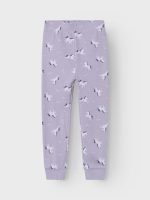 Name it - Nmfnightset Lavender Unicorn Rib Noos - Lavender Aura