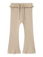 Lil' Atelier - Nmfsophia Slim Bootcut Leggings Lil - Travertine Melange