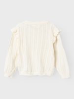 Lil' Atelier - Nmfnina Kam Ls Knit Lil - Coconut Milk