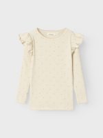 Lil' Atelier - Nmfgago Kuo Ls Slim Top Lil - Birch