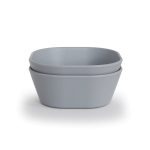 Mushie - Square Dinnerware Bowl - 2 Stuks - Cloud