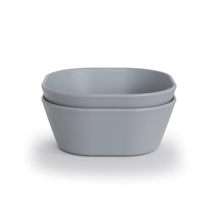 Mushie - Square Dinnerware Bowl - 2 Stuks - Cloud