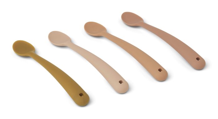 Liewood - Siv Feeding Spoon 4-pack - Tuscany Rose/Multi Mix