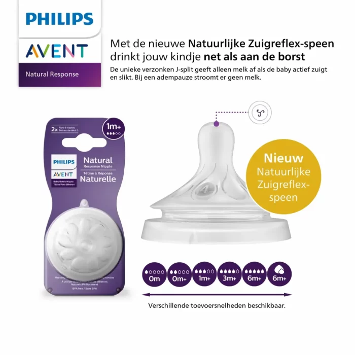 Avent - Natural 3.0 zuigspeen 1m+ - T3