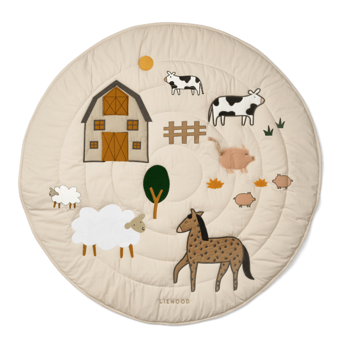 Liewood - Gitta Activity Blanket - Farm - Sandy