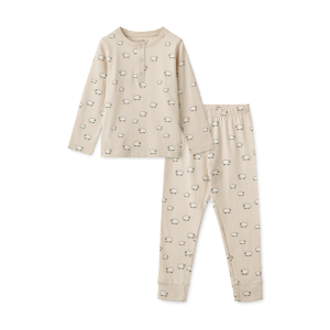 Liewood - Wilhelm Printed Pyjamas Set - Sheep - Sandy