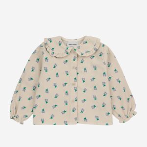 Bobo Choses - Baby Pansy Flower All Over Blouse - Offwhite