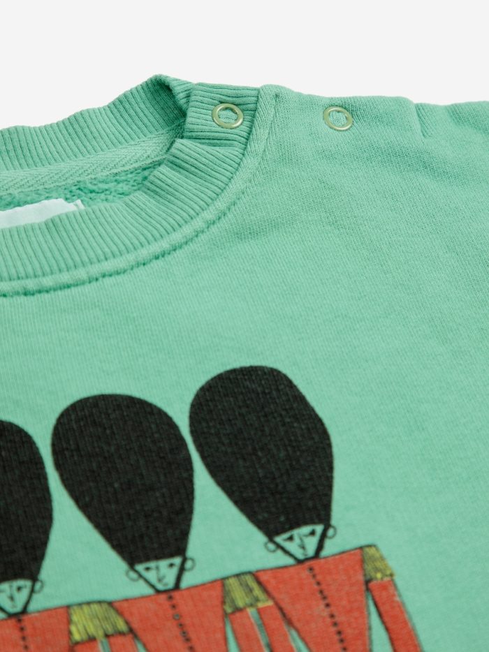 Bobo Choses - Baby Little Tin Soldiers Sweatshirt - Green