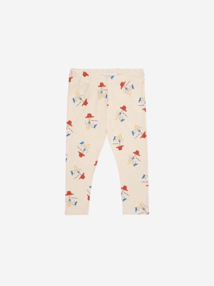 Bobo Choses - Baby Magic Flute Player All Over Leggings - White