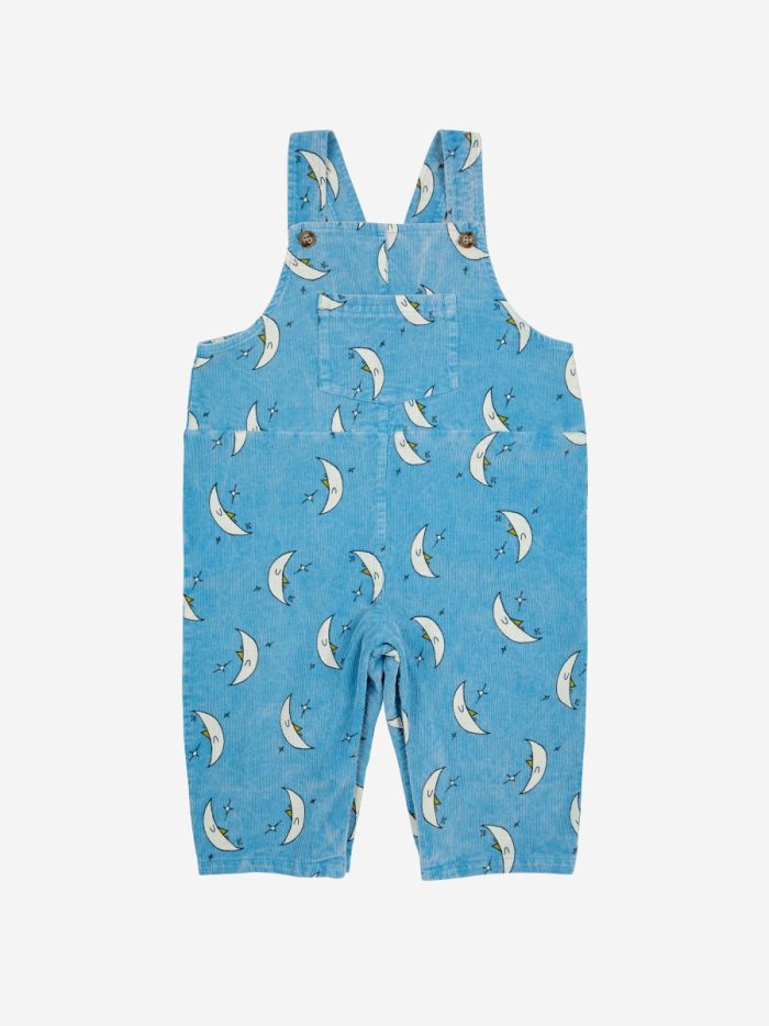 Bobo Choses - Baby Beneath The Moon Micro Corduroy Dungaree - Light Blue